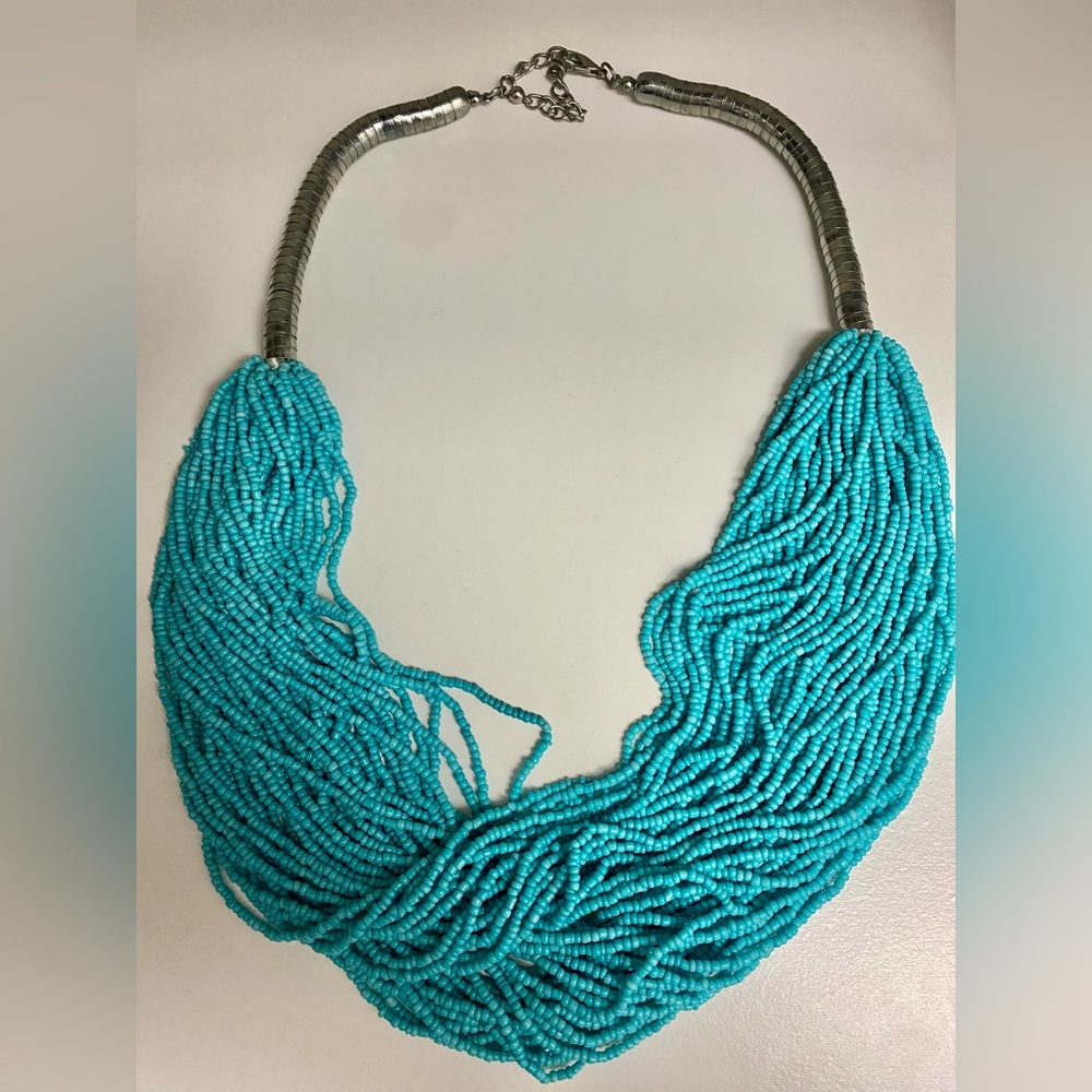 Beaded Turquoise Necklace